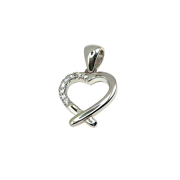 Pure 925 Silver Heart Pendant