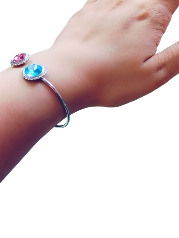 Pink blue bracelet