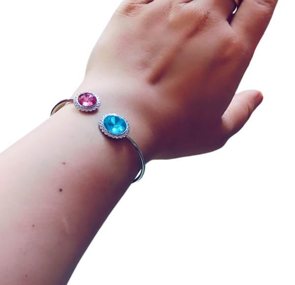 Pink blue bracelet