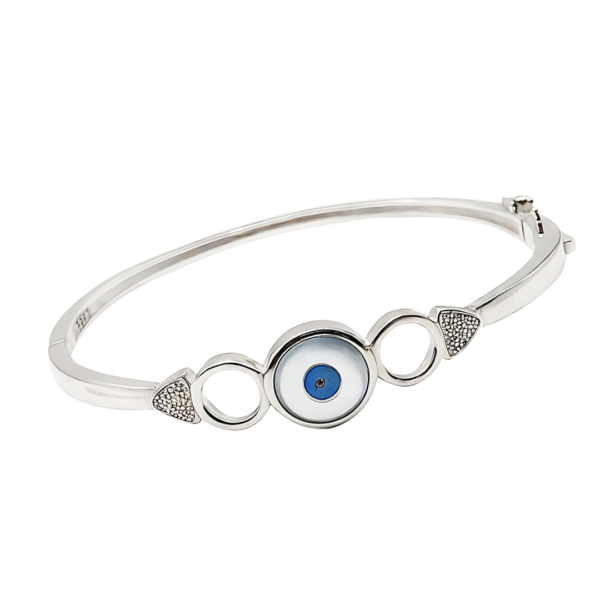 SCPJ 925 Sterling Silver Devil Eye Bracelet